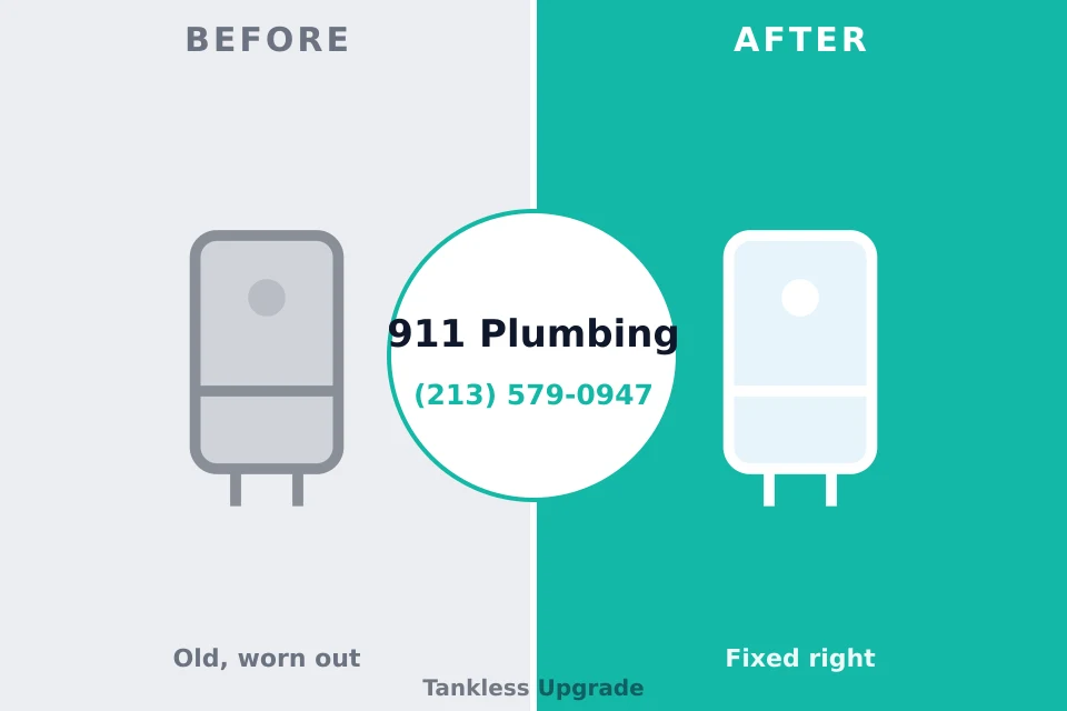 Before and after: plumbing company Pleasant View, TN